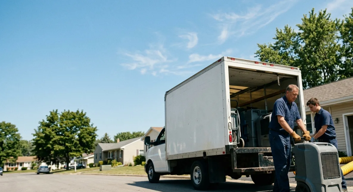 Water Damage Cleanup in Chandlersville, OH near me